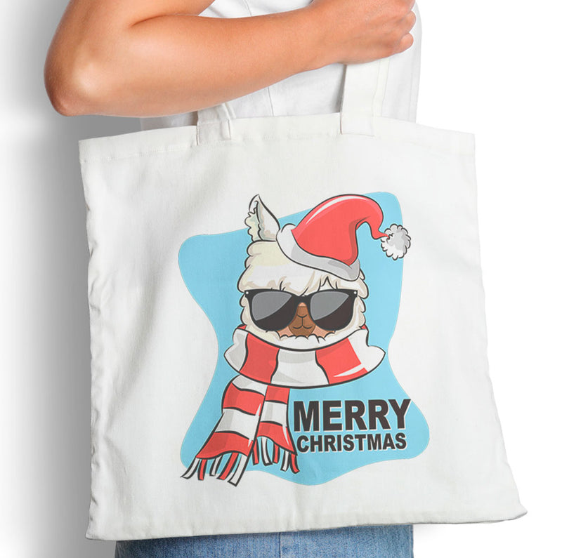 Christmas Llama - Tote Bag