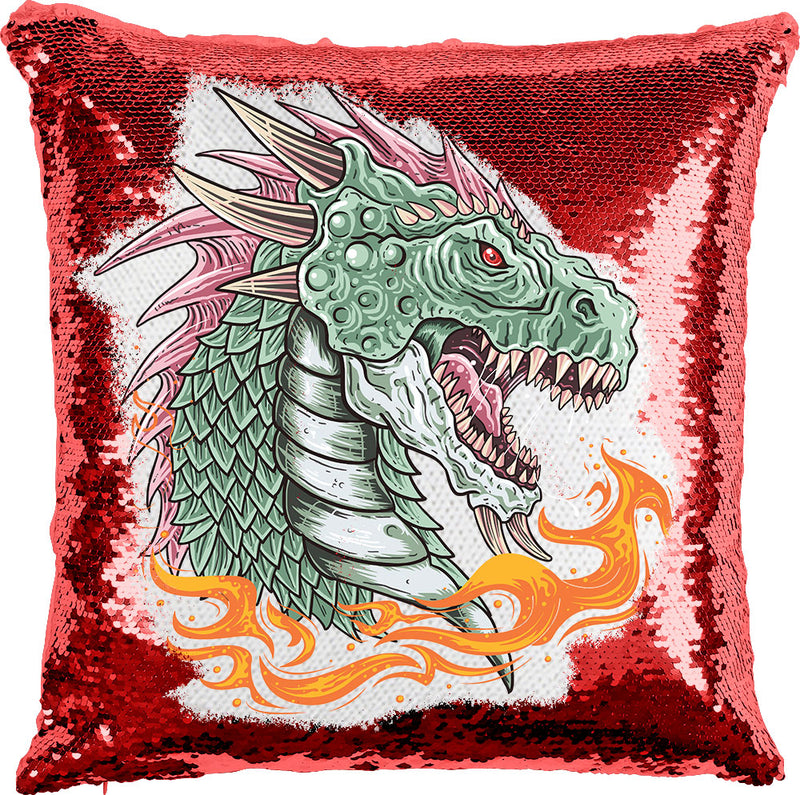 Dragon with Reversible Sequins