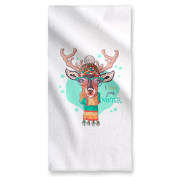 Winter Deer - Towel