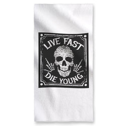 Live Fast, Die Young - Towel