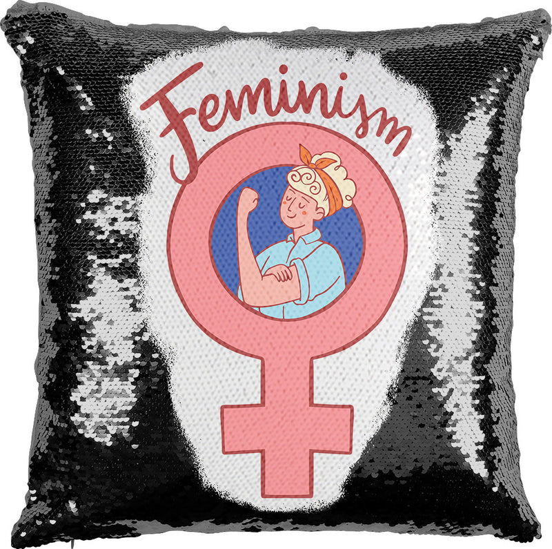 Feminist with Reversible Sequins