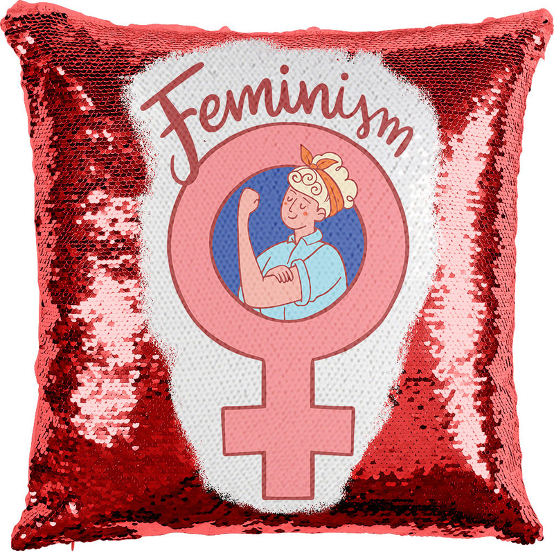 Feminist with Reversible Sequins