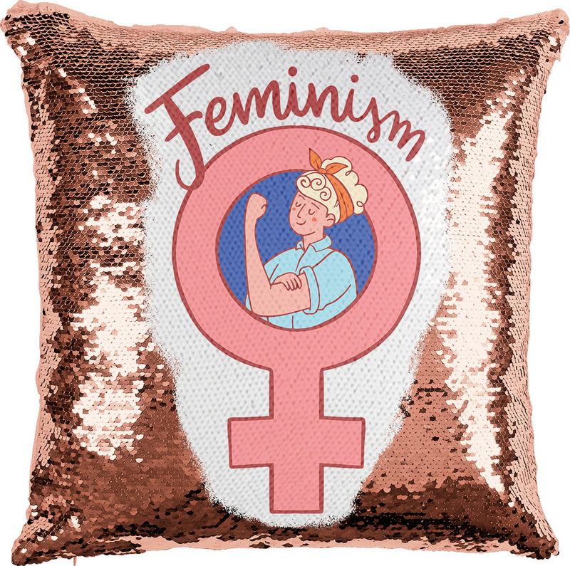 Feminist with Reversible Sequins