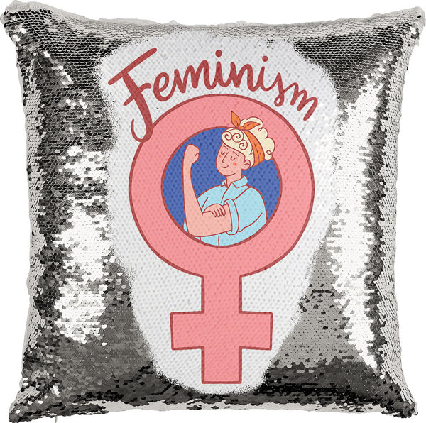 Feminist with Reversible Sequins