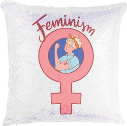 Feminist with Reversible Sequins