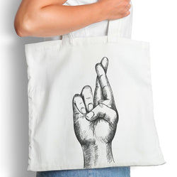 Fingers Crossed - Tote Bag