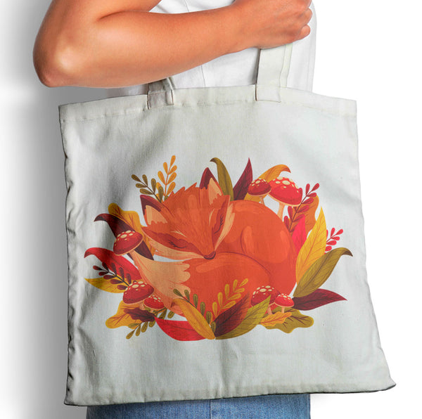 Sleeping Fox - Tote Bag