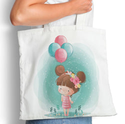 Girl With Balloon - Tote Bag