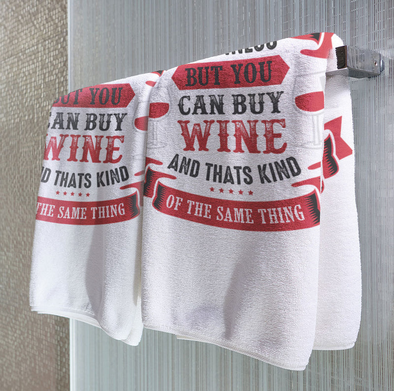 Happiness Is Wine - Towel