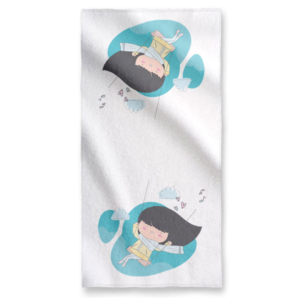 Girl On Swing - Towel