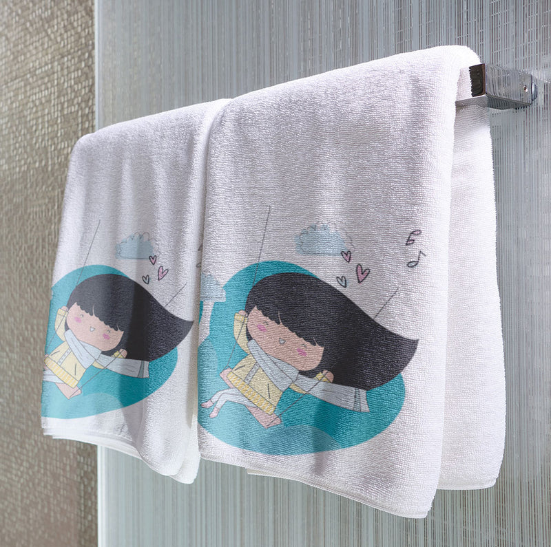 Girl On Swing - Towel