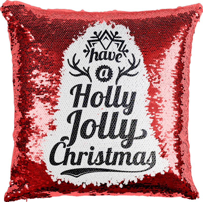 Holly Jolly Christmas with Reversible Sequins