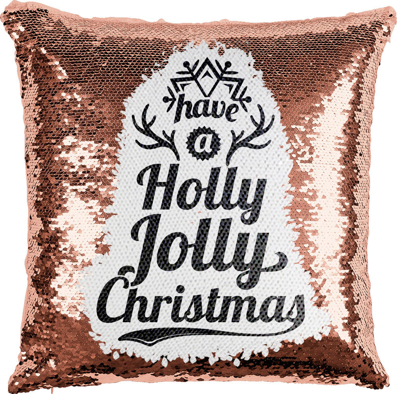 Holly Jolly Christmas with Reversible Sequins