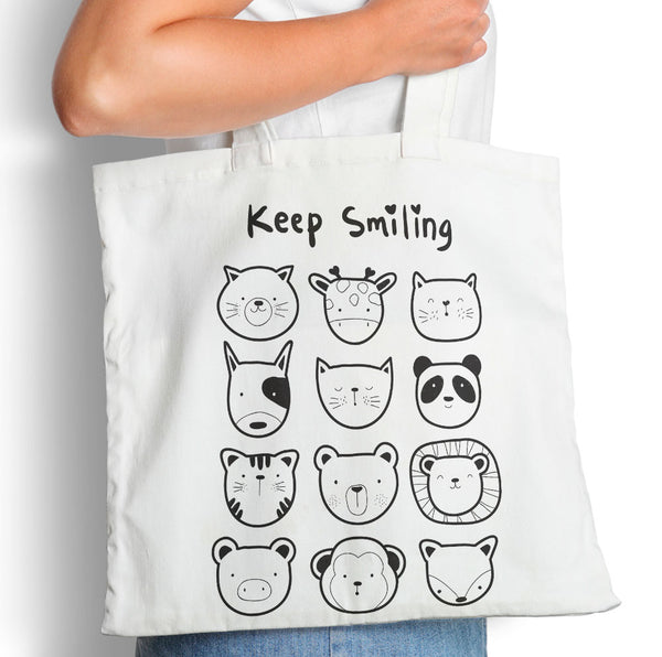 Keep Smiling - Tote Bag