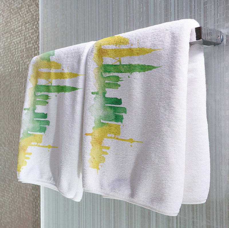 Kuala Lumpur Watercolor - Towel