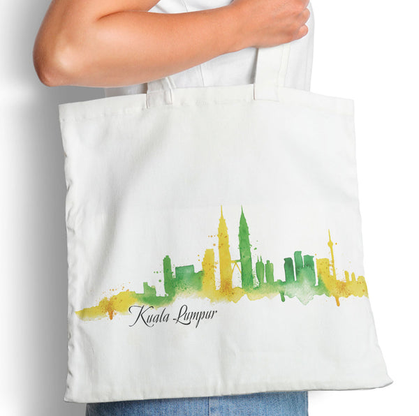 Kuala Lumpur Watercolor - Tote Bag