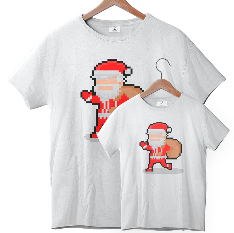 Pixel Santa - Tee