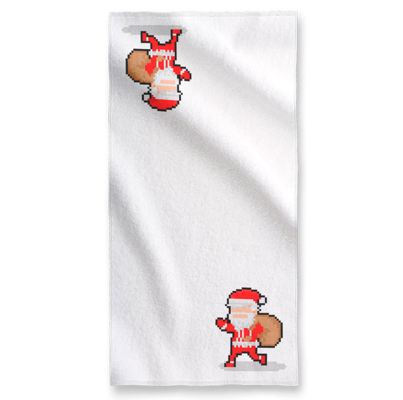 Pixel Santa - Towel