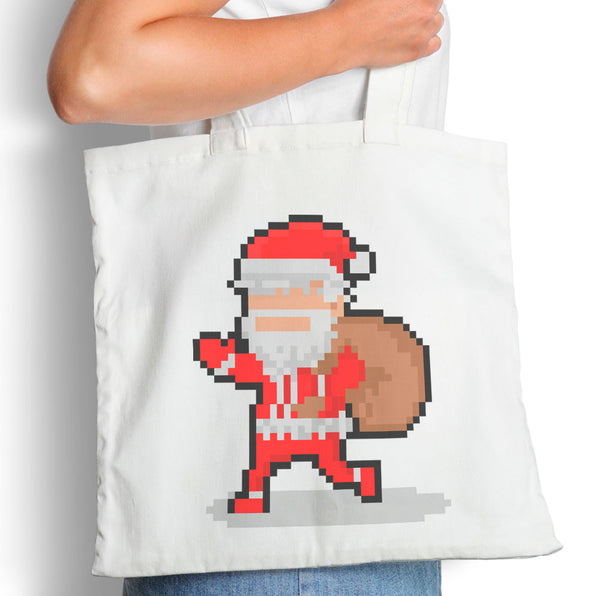 Pixel Santa - Tote Bag