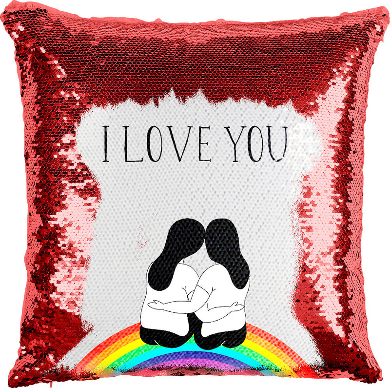 I Love You with Reversible Sequins