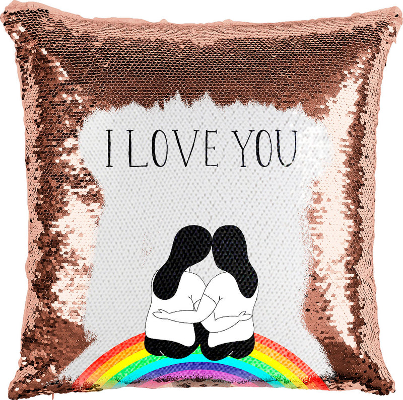 I Love You with Reversible Sequins