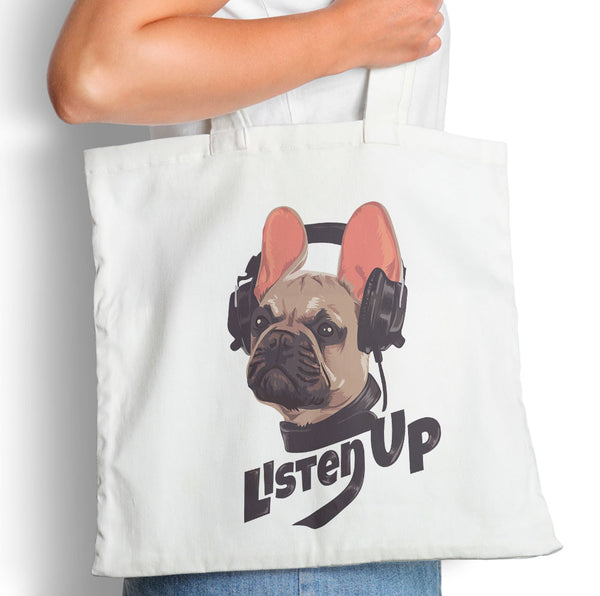 Listen Up Pup - Tote Bag