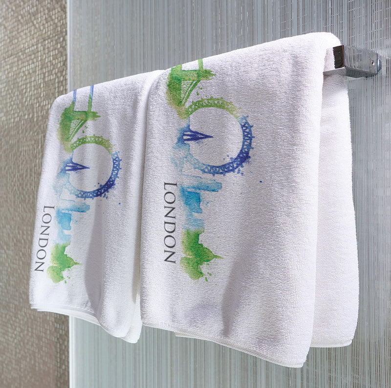 London Watercolor - Towel