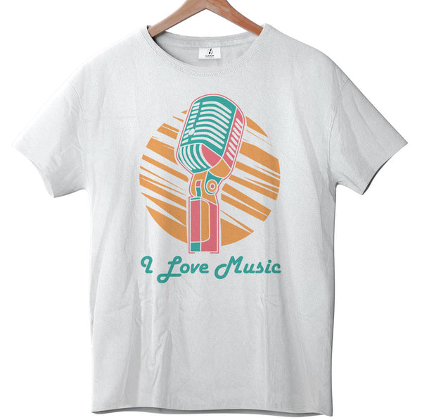 Retro Microphone - Tee