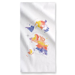 World Map - Towel