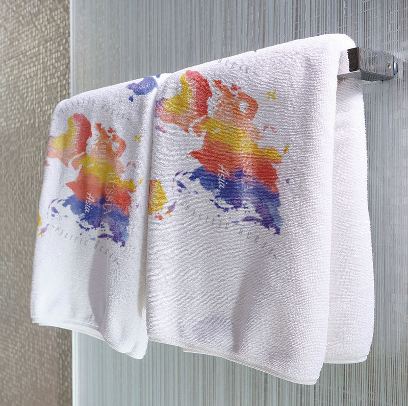 World Map - Towel