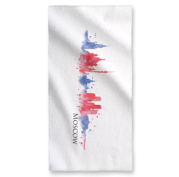 Moscow Watercolor - Towel