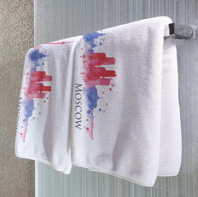 Moscow Watercolor - Towel