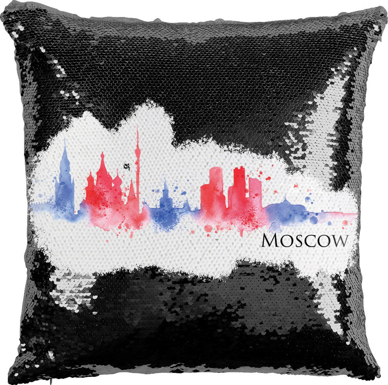 Moscow Watercolor with Reversible Sequins