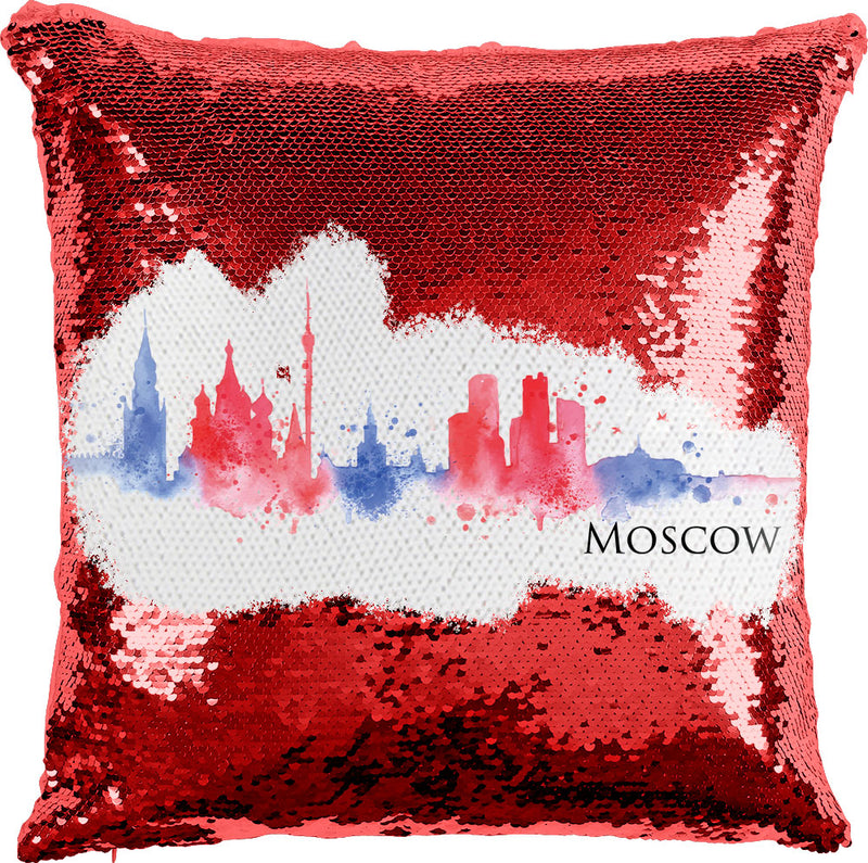 Moscow Watercolor with Reversible Sequins