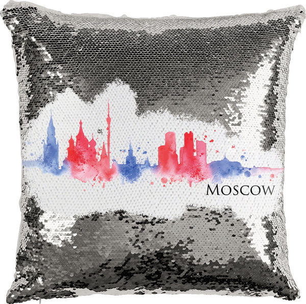 Moscow Watercolor with Reversible Sequins