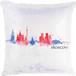 Moscow Watercolor with Reversible Sequins