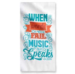 Music Speaks - Towel