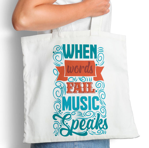 Music Speaks - Tote Bag