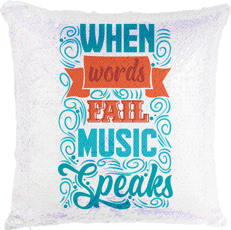 Music Speaks with Reversible Sequins