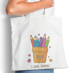 I Love School - Tote Bag