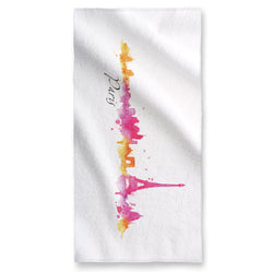 Paris Watercolor - Towel