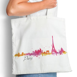 Paris Watercolor - Tote Bag