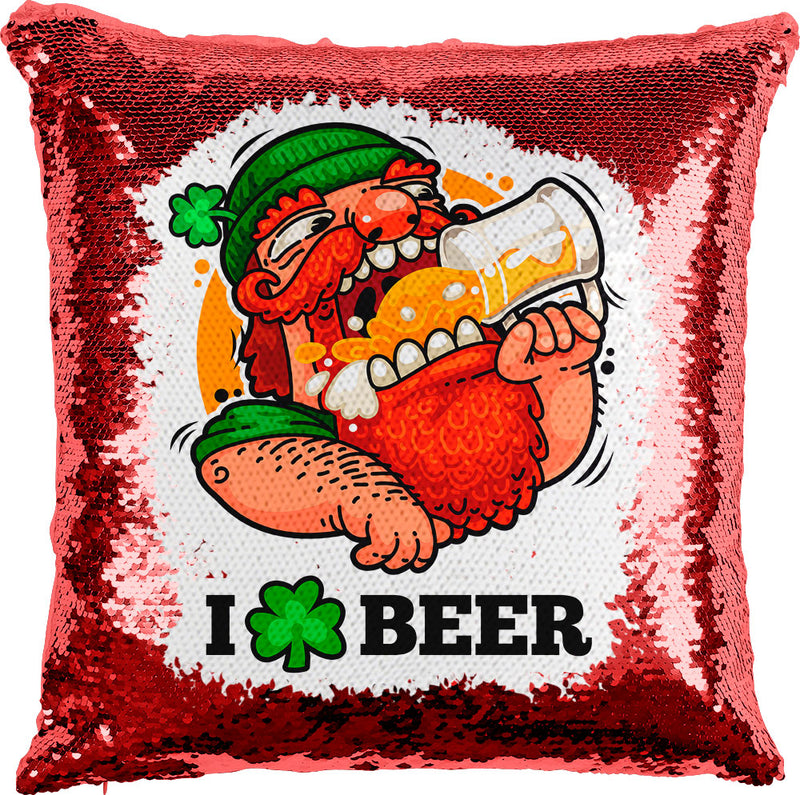 I Love Beer with Reversible Sequins