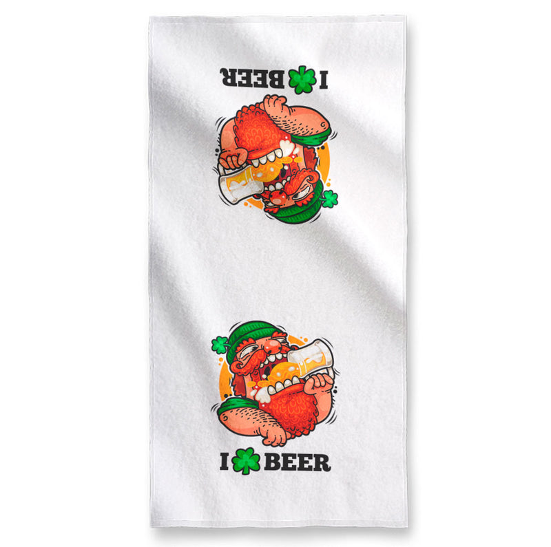 I Love Beer - Towel