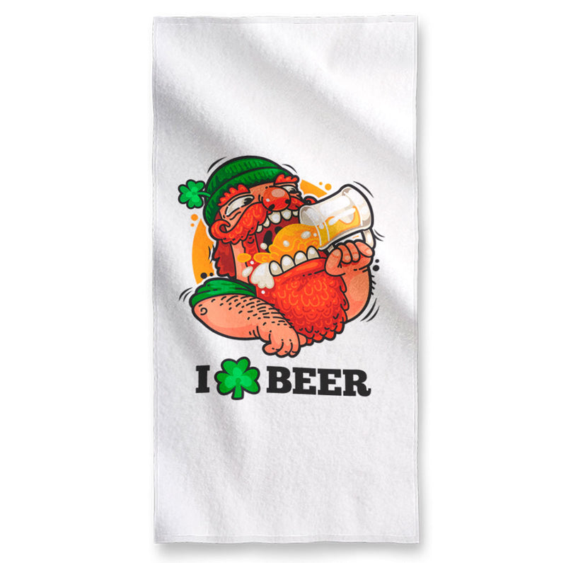 I Love Beer - Towel