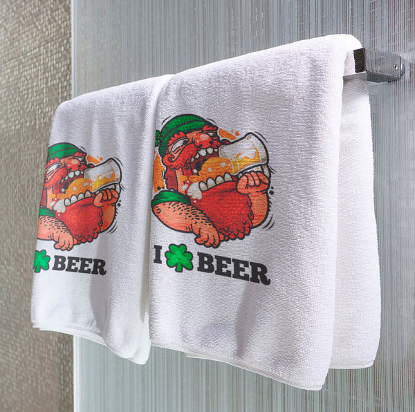 I Love Beer - Towel