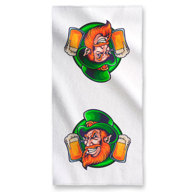 Smiling St Patrick - Towel