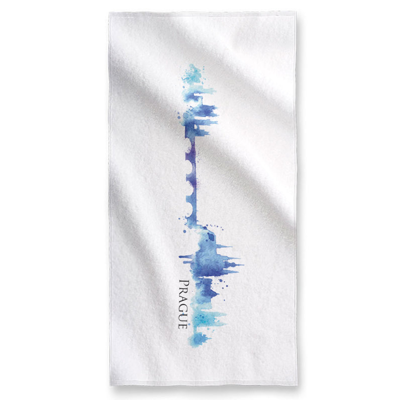 Prague Watercolor - Towel