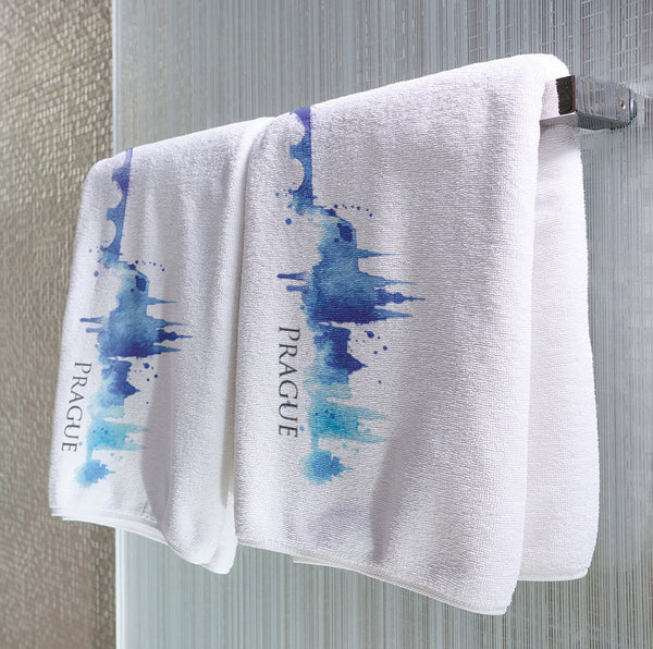 Prague Watercolor - Towel