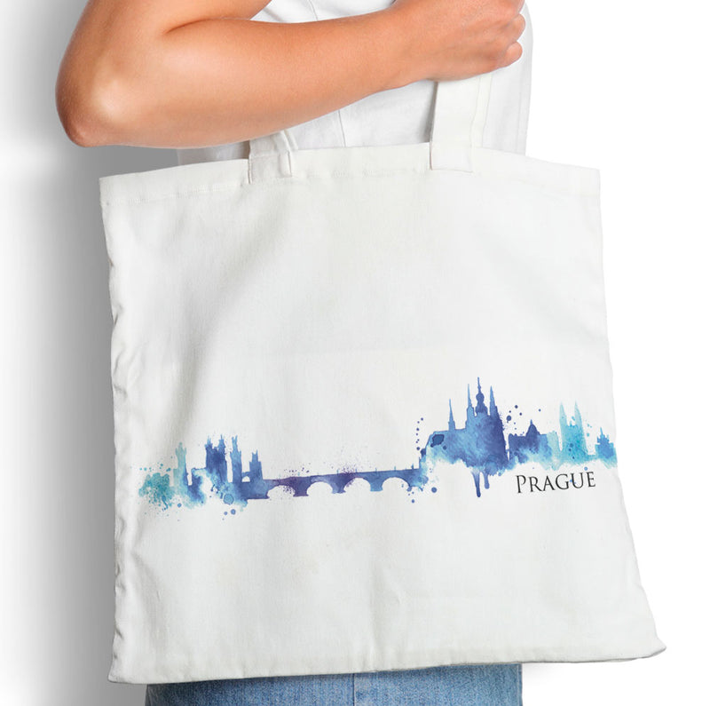 Prague Watercolor - Tote Bag